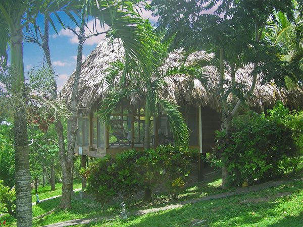 Cahal Pech Village, located in the rainforest area of Western Belize,  with its thatched-roof cabanas offers easy access to the Mayan cities in Belize and the tropical jungle in Belize.